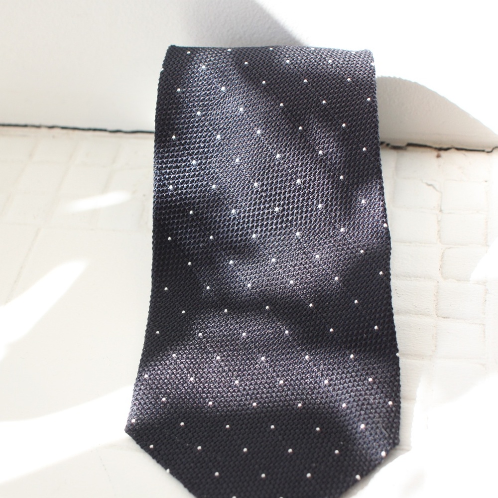polka dot silk woven tie by Polo ralph Lauren